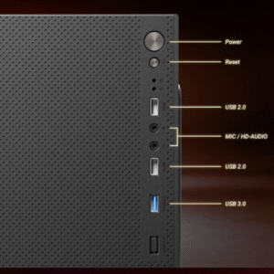 מארז ללא ספק Antec VX10M Mini Tower Micro-ATX Mini-ATX Case