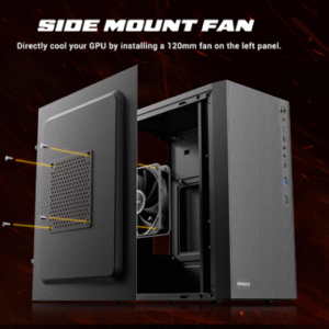 מארז ללא ספק Antec VX10M Mini Tower Micro-ATX Mini-ATX Case