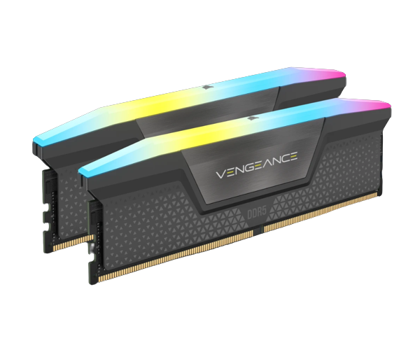 ז.לנייח Corsair Vengeance RGB DDR5 32GB 2X16 6400MHZ C36 kit BLK