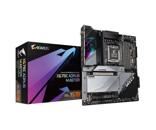 לוח Gigabyte X670E AORUS MASTER 1.1 AMD AM5 DDR5 WIFI 6E E-ATX