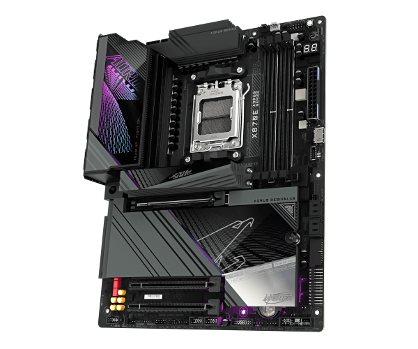 לוח אם GIGABYTE X870E AORUS MASTER WIFI 7 ATX DDR5 AM5 5GBE LAN