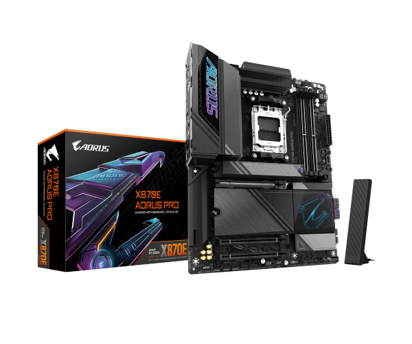 לוח אם GIGABYE X870E AORUS PRO ATX WIFI7 DDR5 AM5 2.5GBE LAN