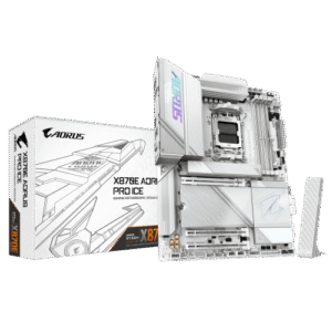 לוח אם GIGABYTE X870E AORUS PRO ICE ATX DDR5 WIFI7 AM5 2.5GBE LAN