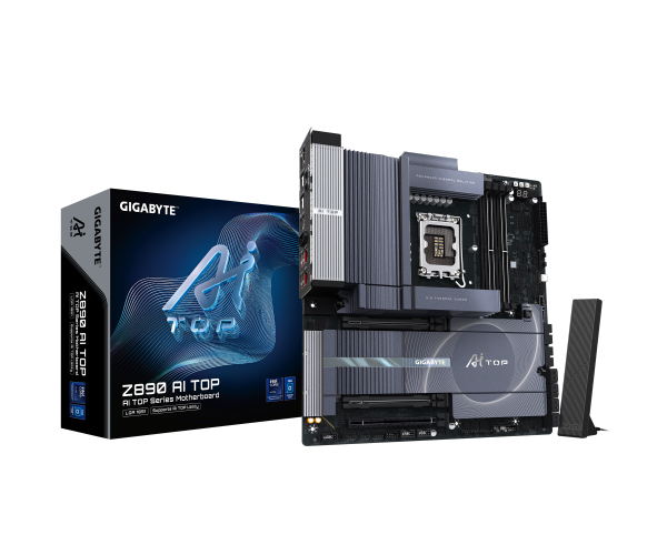 לוח אם Gigabyte Z890 AI TOP DDR5 10GB LAN Thunderbolt 5 WIFI7
