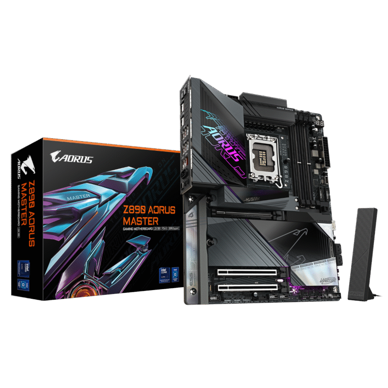 לוח לאינטל דור 15 Gigabyte Z890 AORUS MASTER 10GBE LAN WIFI7 ATX