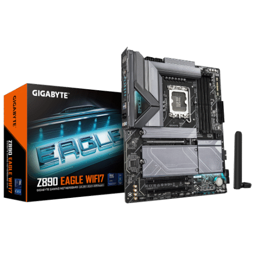 לוח לאינטל דור 15 Gigabyte Z890 EGALE WIFI7 BT 4XM.2 Slots ATX LG