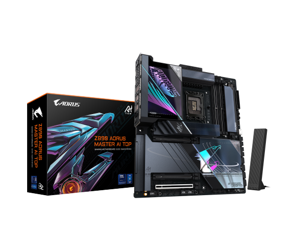 לוח אינטל דור 15 GIGABYTE Z890 AORUS MASTER AI TOP E-ATX WIFI7