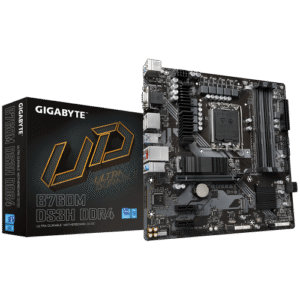 לוח Gigabyte B760M DS3H DDR4 LGA1700 MultiviewX4 Micro-Atx