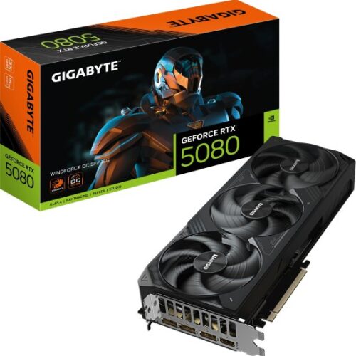 כרטיס מסך Gigabyte Geforce RTX 5080 WindForce 3 SFF 16GB