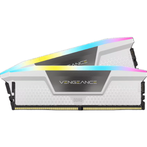 ז.לנייח Corsair Vengeance RGB DDR5 32GB 2X16 5200MHZ C40kit White