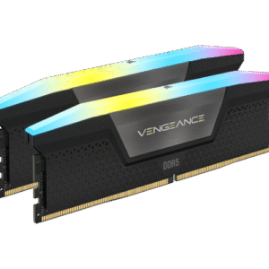 ז. לנייח CORSAIR VENGEANCE RGB 64GB 2x32GB DDR5 6000MHz C30