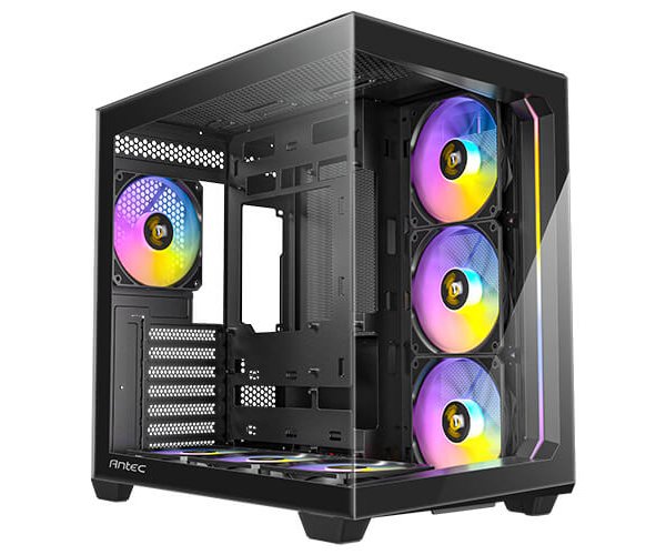 מארז שחור Antec C5 ARGB Mid-Tower ATX 7x ARGB FANS Incl Type-C