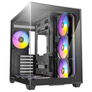 מארז שחור Antec C5 ARGB Mid-Tower ATX 7x ARGB FANS Incl Type-C