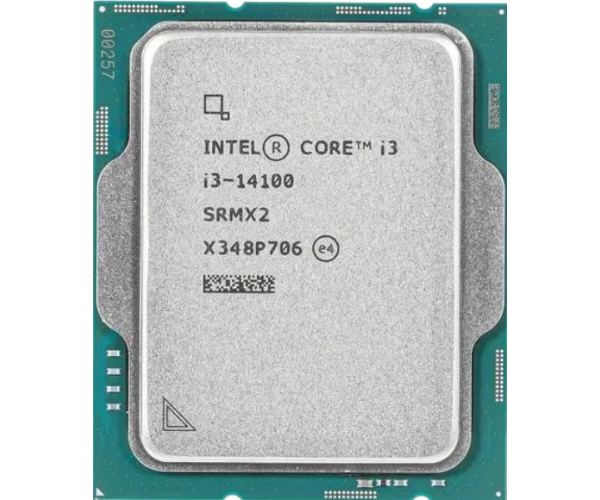 מעבד דור 14 Intel Core I3 14100 Tray no fan up to 4.7GHZ