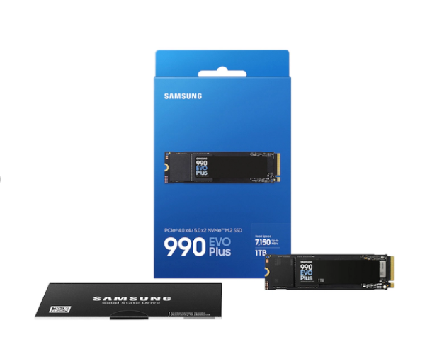 דיסק פנימי Samsung 990 EVO PLUS 1TB up to 7250 Read 6300 Write