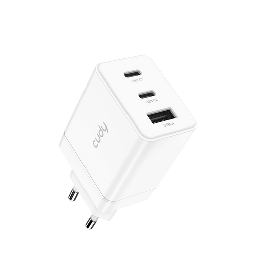 6151b87a4f7ecb95da1ce6763b45b9c9 מטען CUDY 3-Port 67W USB-C Charger with EU Plug CH67_EU