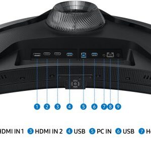 מסך מחשב גיימינג קעור Samsung Odyssey G6 S32BG650EM HDR 31.5' VA 240Hz