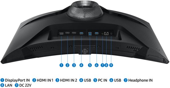 מסך מחשב גיימינג קעור Samsung Odyssey G6 S32BG650EM HDR 31.5' VA 240Hz