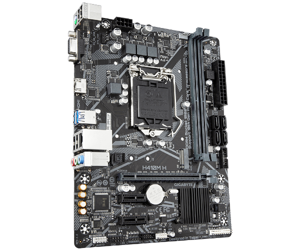 לוח אם אינטל דור 10 Gigabyte H410M H V2 2.0 Micro-ATX LGA1200