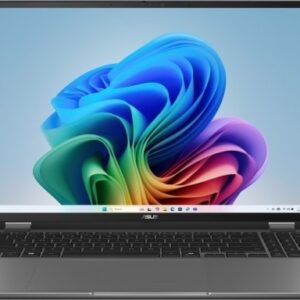 מחשב נייד עם מסך מגע Asus VivoBook 16 Flip TP3607SA-RJ057 - צבע Matte Gray - עט Stylus כלול באריזה