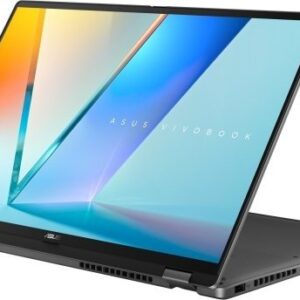 מחשב נייד עם מסך מגע Asus VivoBook 16 Flip TP3607SA-RJ057 - צבע Matte Gray - עט Stylus כלול באריזה