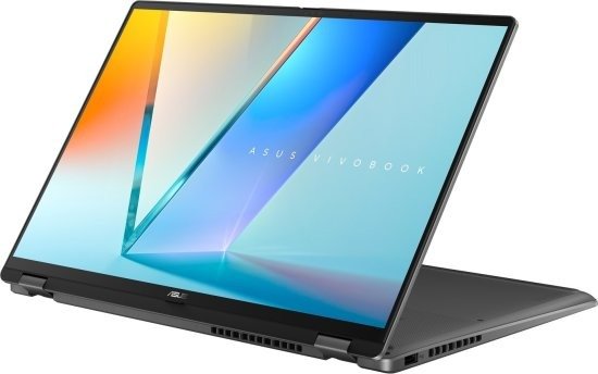 מחשב נייד עם מסך מגע Asus VivoBook 16 Flip TP3607SA-RJ057 - צבע Matte Gray - עט Stylus כלול באריזה