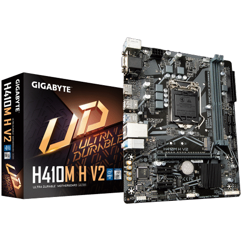 h410m-hv2-12 לוח אם אינטל דור 10 Gigabyte H410M H V2 2.0 Micro-ATX LGA1200