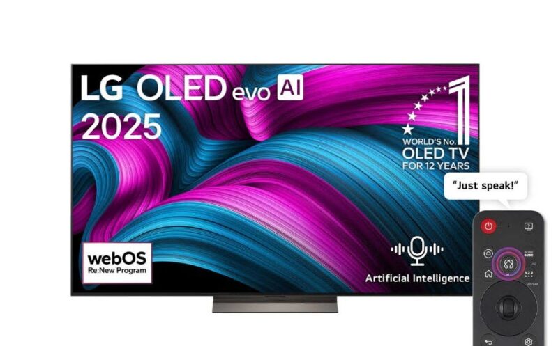 טלוויזיה "65 חכמה LG OLED ברזולוציית 4K דגם: OLED65CS5VA