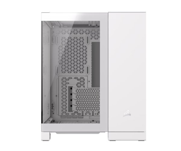 מארז Corsair 2500X Mini-Tower mATX Tempered Glass NO FANS White