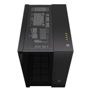 מארז Corsair 6500X Mid-Tower E-ATX Tempered Glass Case Black