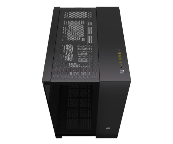 מארז Corsair 6500X Mid-Tower E-ATX Tempered Glass Case Black