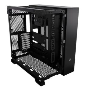 מארז Corsair 6500X Mid-Tower E-ATX Tempered Glass Case Black