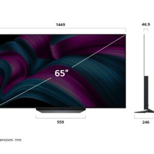 טלוויזיה "65 חכמה LG OLED ברזולוציית 4K דגם: OLED65CS5VA