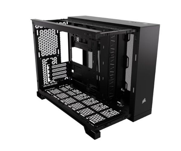 מארז Corsair 2500D AIRFLOW Mini-Tower mATX NO FANS Black