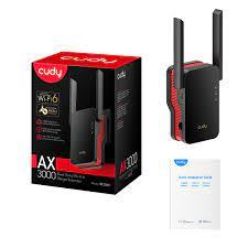 מגדיל טווח אלחוטי דואל בנד AX3000, WiFi 6, Mesh, Extender/AP CUDY RE3000-IL