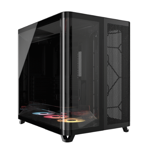 מארז CORSAIR AIR 5400 RS-R ARGB Triple Chamber 3x Fans Include Bl