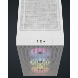 מארז Corsair 3000D RGB AIRFLOW Mid Tower CASE White
