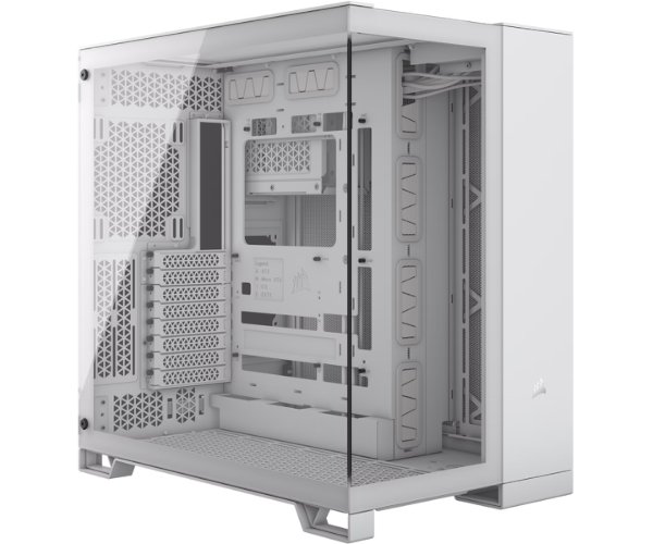 מארז Corsair 6500X Mid-Tower E-ATX Tempered Glass Case White