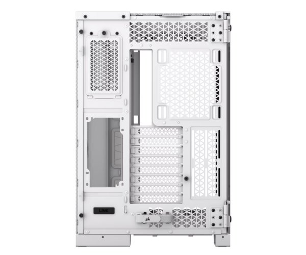 מארז Corsair 6500X Mid-Tower E-ATX Tempered Glass Case White