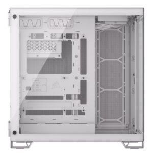 מארז Corsair 6500X Mid-Tower E-ATX Tempered Glass Case White