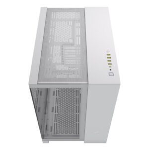 מארז Corsair 6500X Mid-Tower E-ATX Tempered Glass Case White