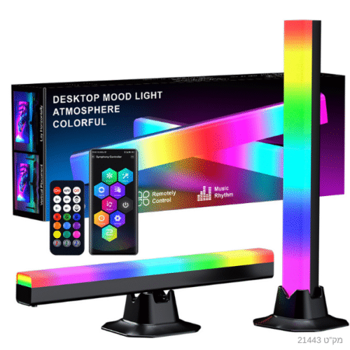 תאורת SMART RGB משתנה לפי קצב המוסיקה ברקע