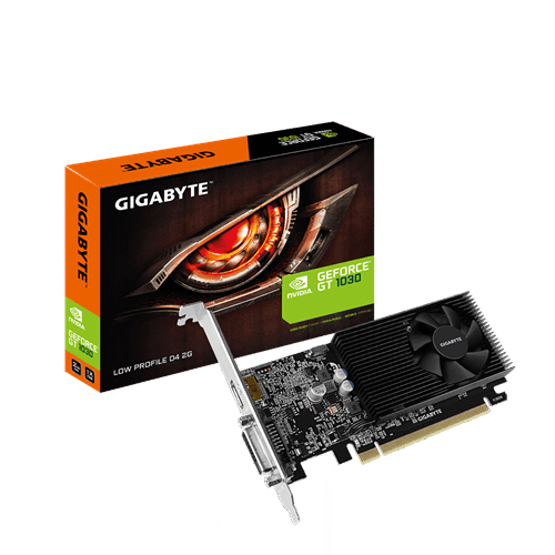 כרטיס מסך Gigabyte GT 1030 2GB DDR4 DVI HDMI Low Profile