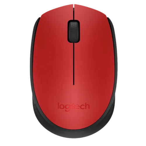 עכבר אלחוטי Logitech M171 Retail – בצבע אדום
