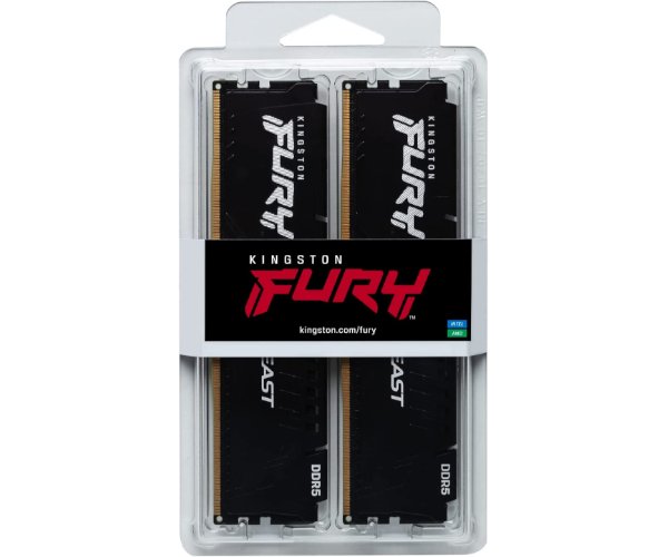 זכרון לנייח Kingston Fury Beast 32GB 2x16GB 5600MHz DDR5 CL40