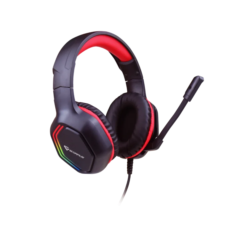 אוזניות גיימינג עם מיקרופון דגם GH810 מבית SCORPIUS
