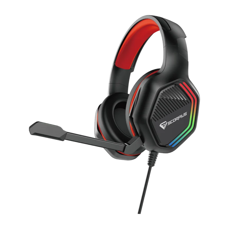 אוזניות גיימינג עם מיקרופון דגם GH810 מבית SCORPIUS