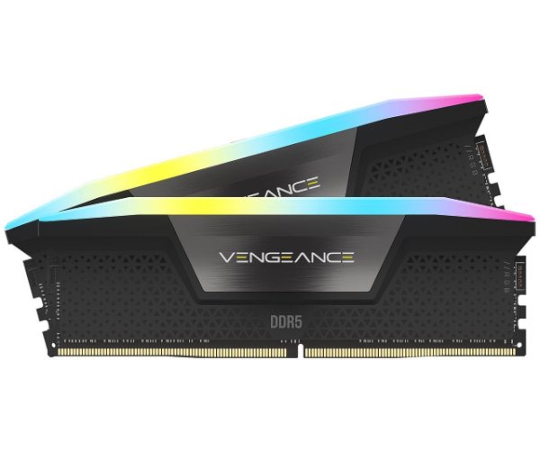 זכרון לנייח Corsair Vengeance RGB 32GB 2X16 DDR5 6000Mhz c38 Expo
