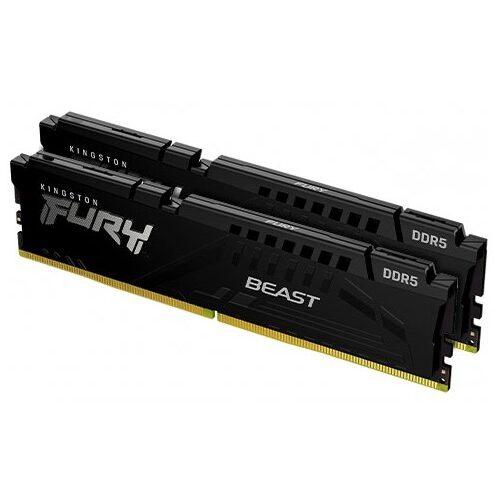 kingstone-beats-ddr5-kit24 זכרון לנייח KINGSTON FURY BEAST 64GB 2X32GB 5200MHZ CL40 XMP