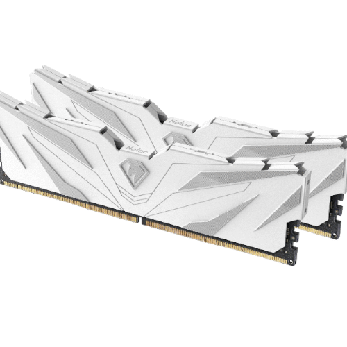 shadow2-ddr-5-white-kit זכרון לנייח NETAC Shadow II DDR5 6000Mhz 32GB 2x16GB C38 WHITE